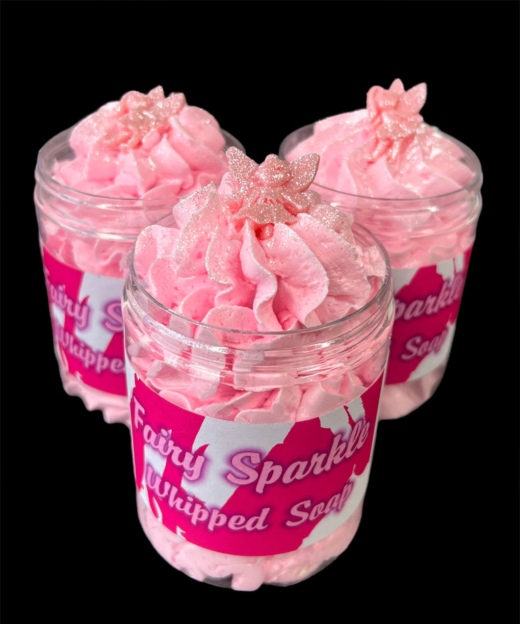 Fairy sparkle whipped soap x 6