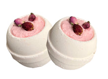 Load image into Gallery viewer, Rose &amp; Lily scented bath bombs x 6
