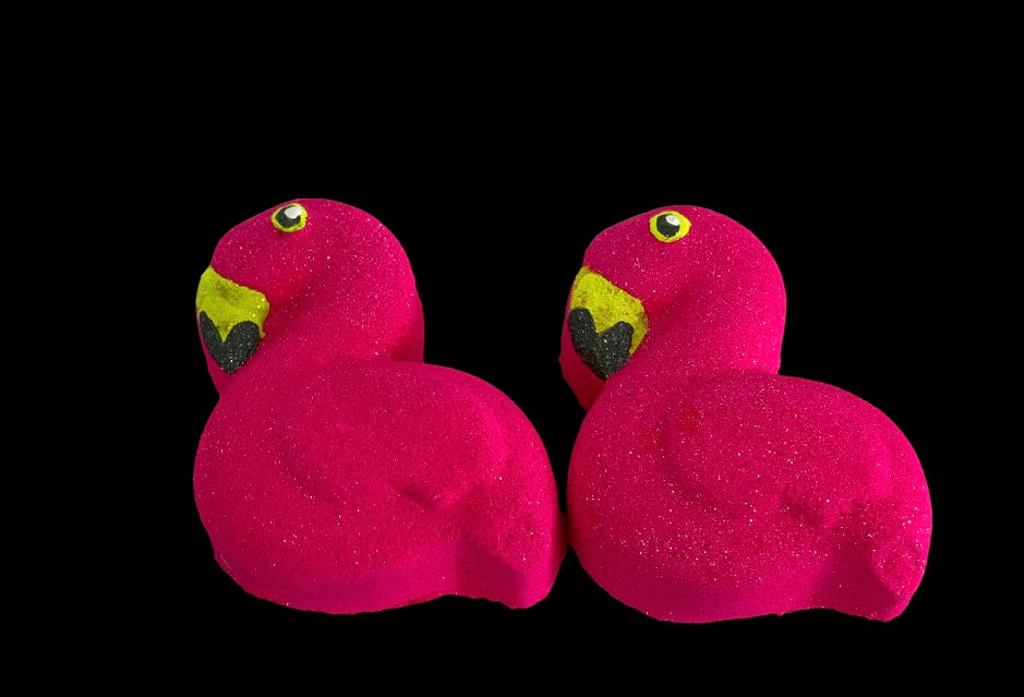 Adorabelle Flamingo Bath bombs x 6