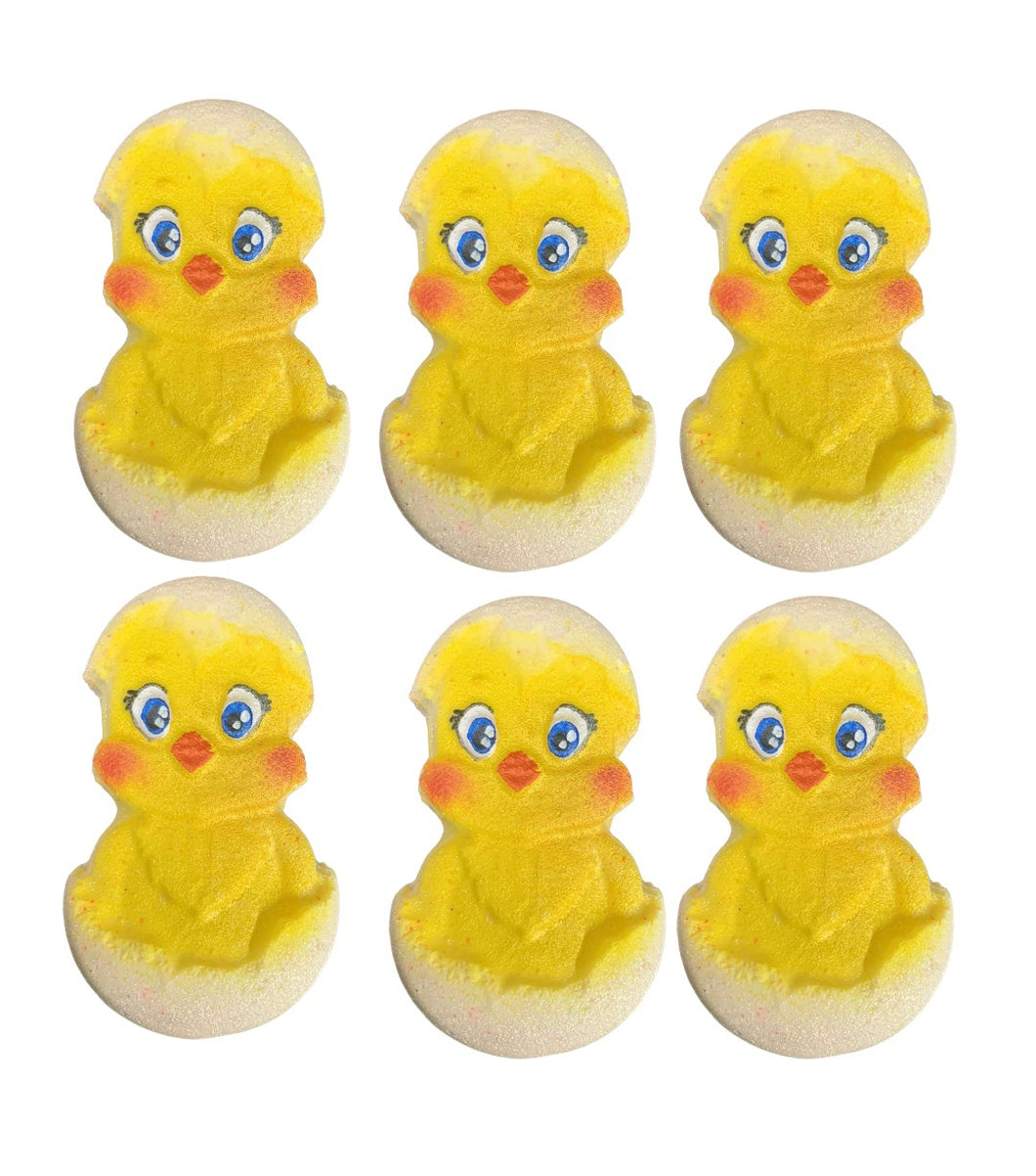 LARGE CHICK EASTER BATH BOMBS X 6