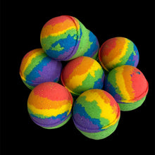 Load image into Gallery viewer, RAINBOW ROUND BATH BOMBS X 12
