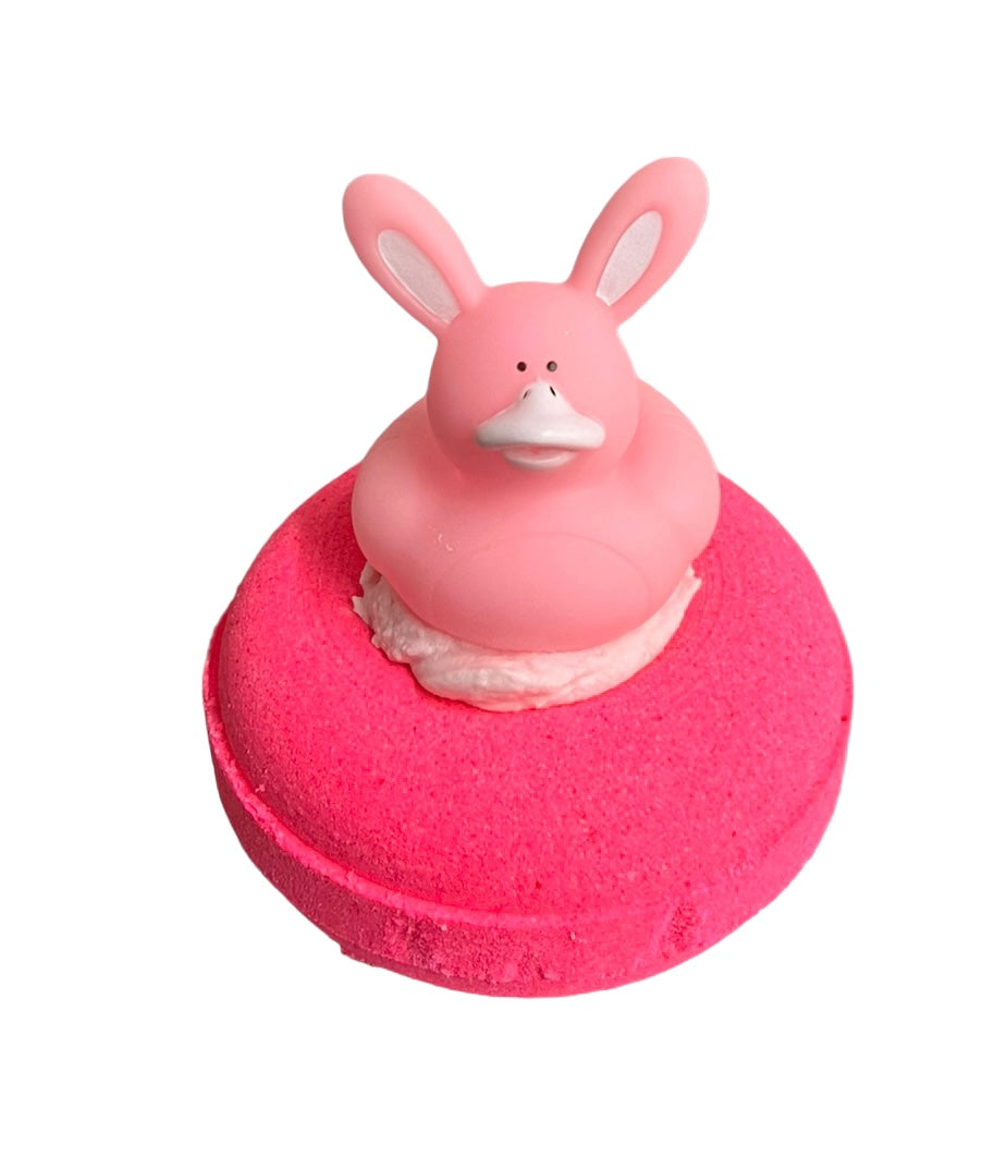 Easter bunny toy bath bombs x 6