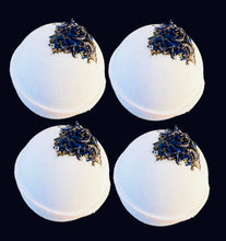 Load image into Gallery viewer, Lavender &amp; Chamomile round bath bombs x 6
